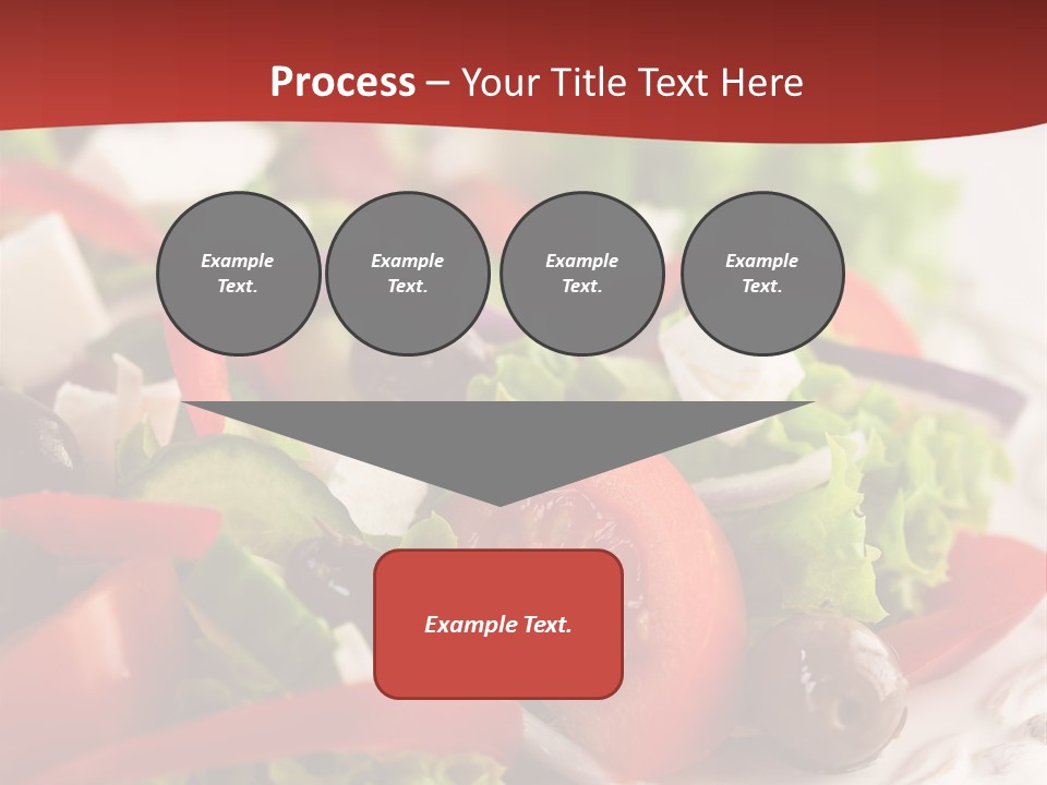 Tomato Feta Lettuce PowerPoint Template