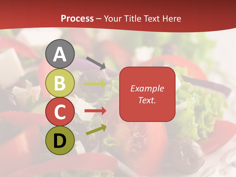 Tomato Feta Lettuce PowerPoint Template