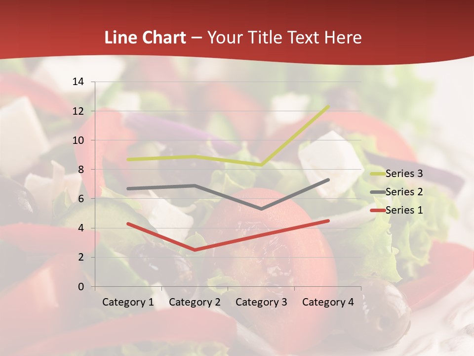 Tomato Feta Lettuce PowerPoint Template