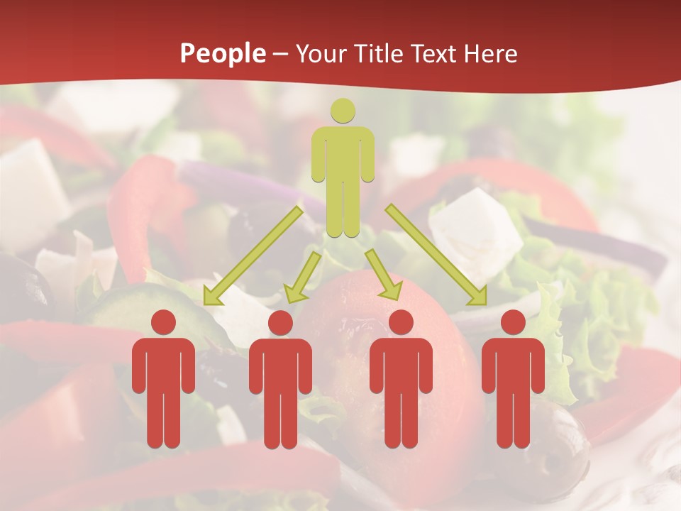 Tomato Feta Lettuce PowerPoint Template