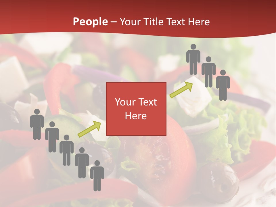 Tomato Feta Lettuce PowerPoint Template