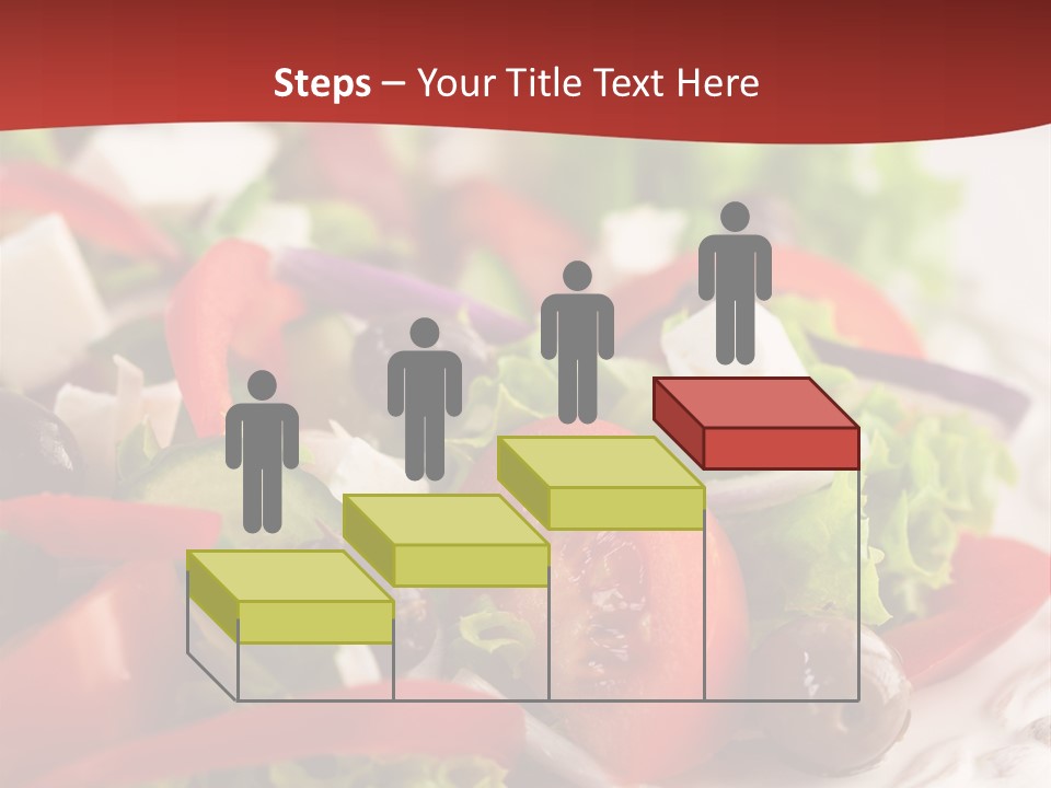 Tomato Feta Lettuce PowerPoint Template