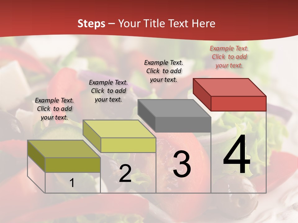 Tomato Feta Lettuce PowerPoint Template