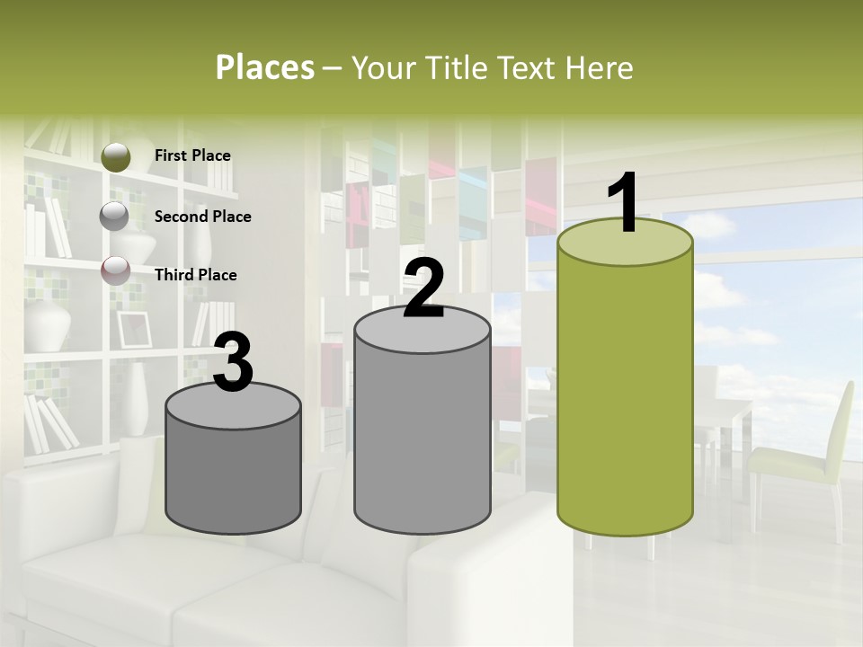 Decorative Vase Architecture PowerPoint Template