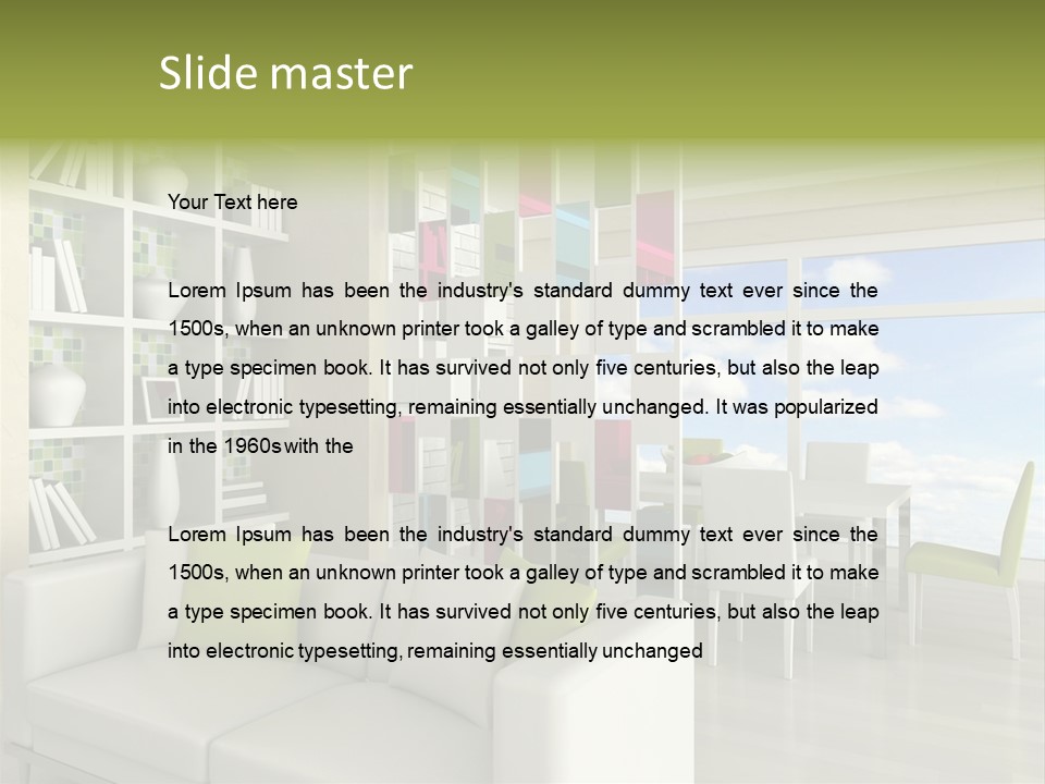 Decorative Vase Architecture PowerPoint Template