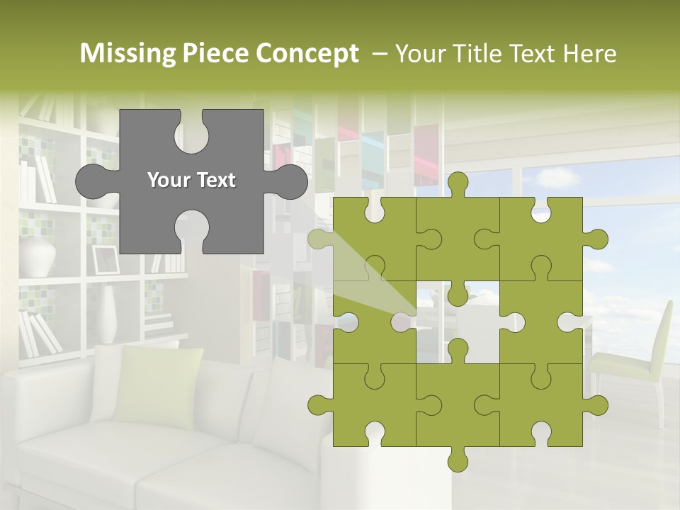 Decorative Vase Architecture PowerPoint Template