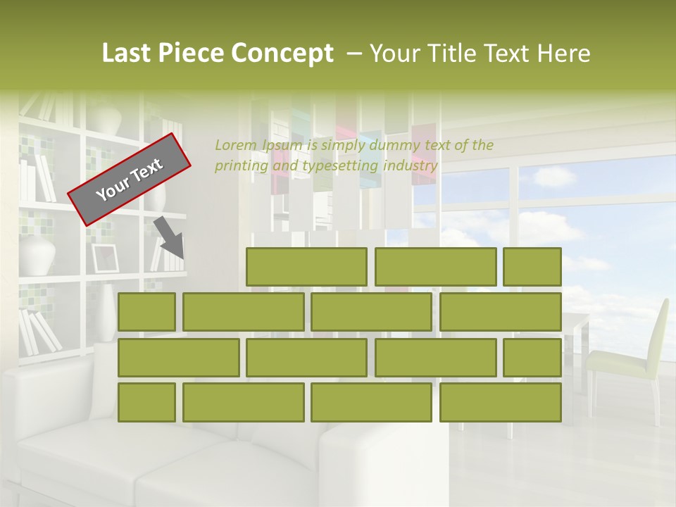 Decorative Vase Architecture PowerPoint Template