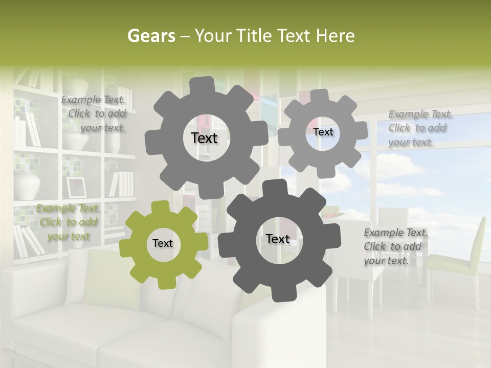 Decorative Vase Architecture PowerPoint Template