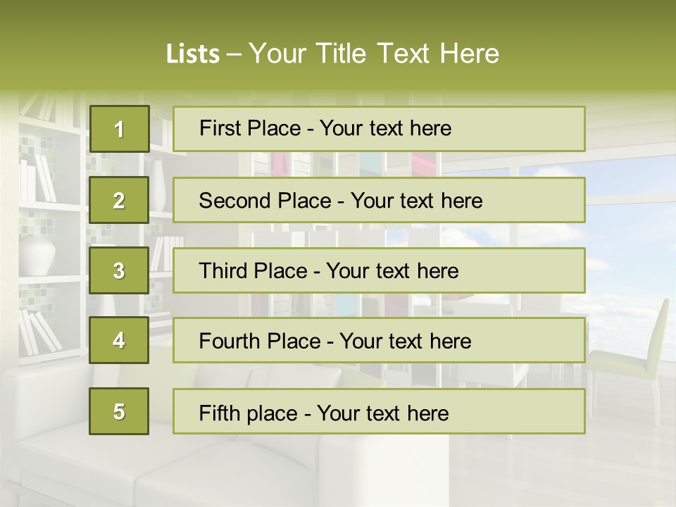 Decorative Vase Architecture PowerPoint Template
