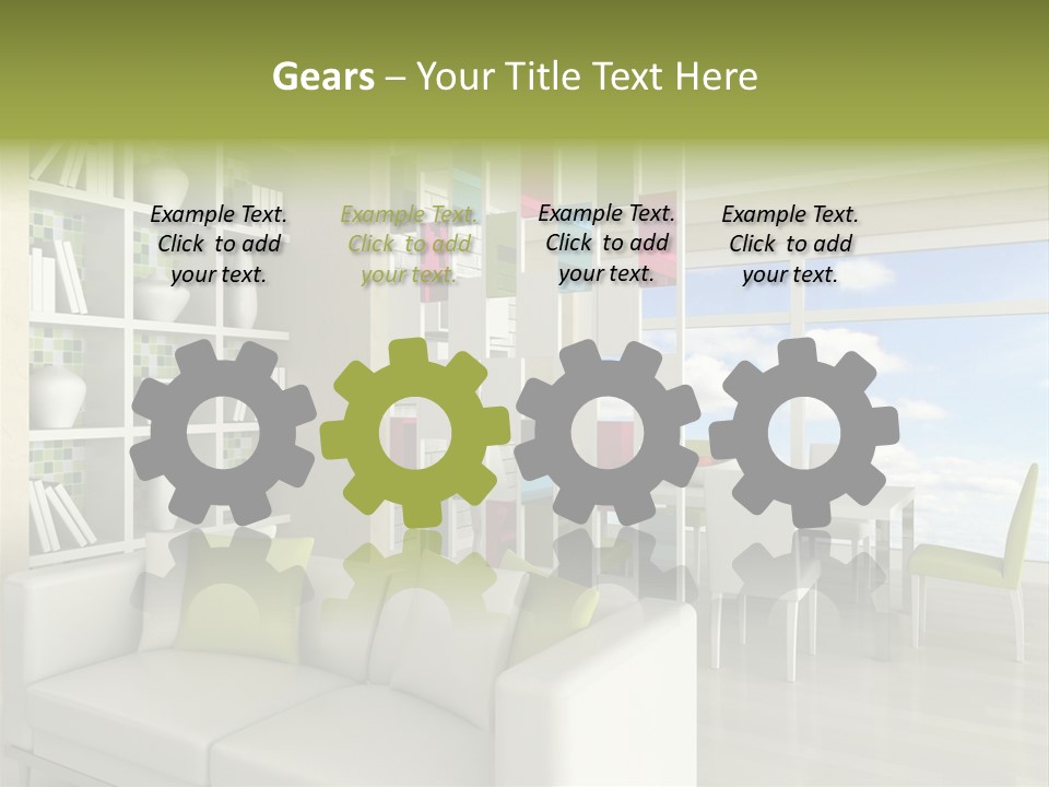 Decorative Vase Architecture PowerPoint Template