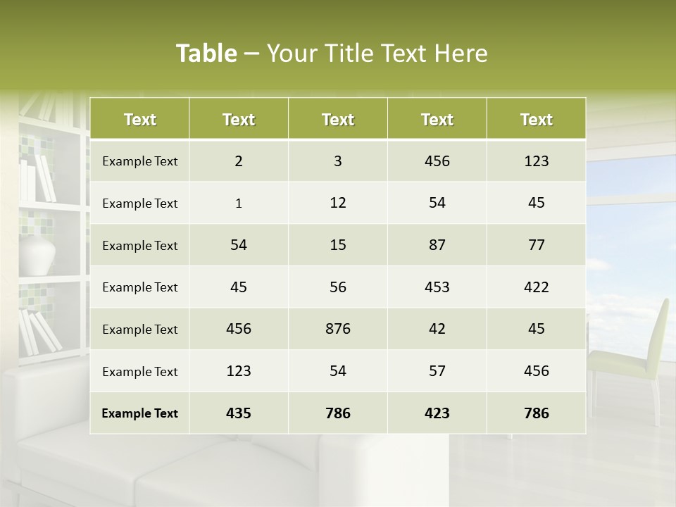 Decorative Vase Architecture PowerPoint Template
