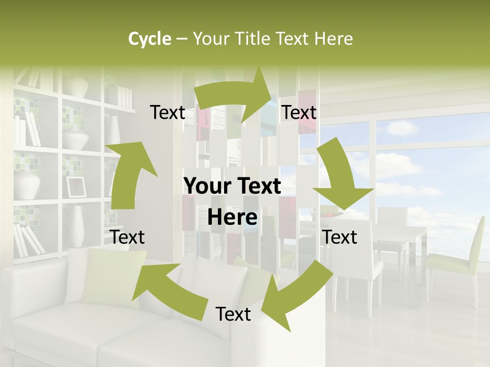 Decorative Vase Architecture PowerPoint Template