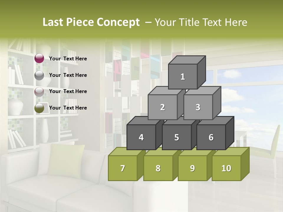 Decorative Vase Architecture PowerPoint Template