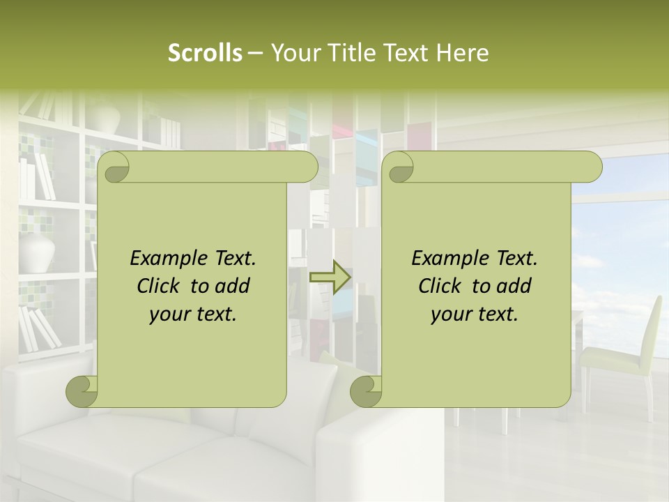 Decorative Vase Architecture PowerPoint Template