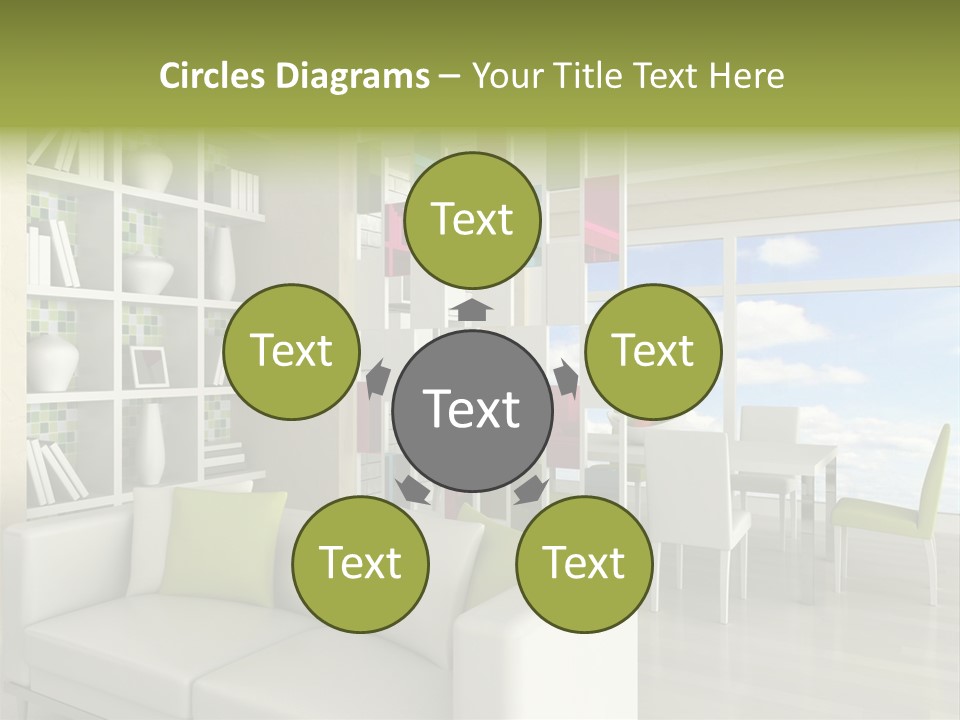 Decorative Vase Architecture PowerPoint Template