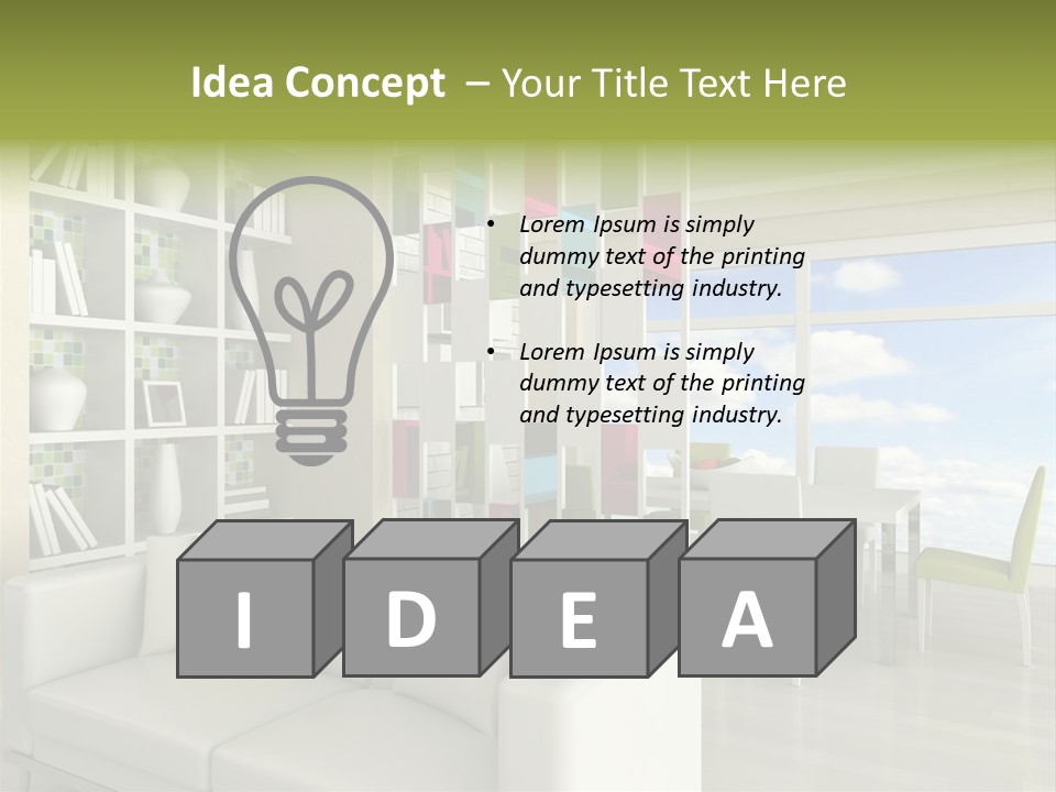 Decorative Vase Architecture PowerPoint Template