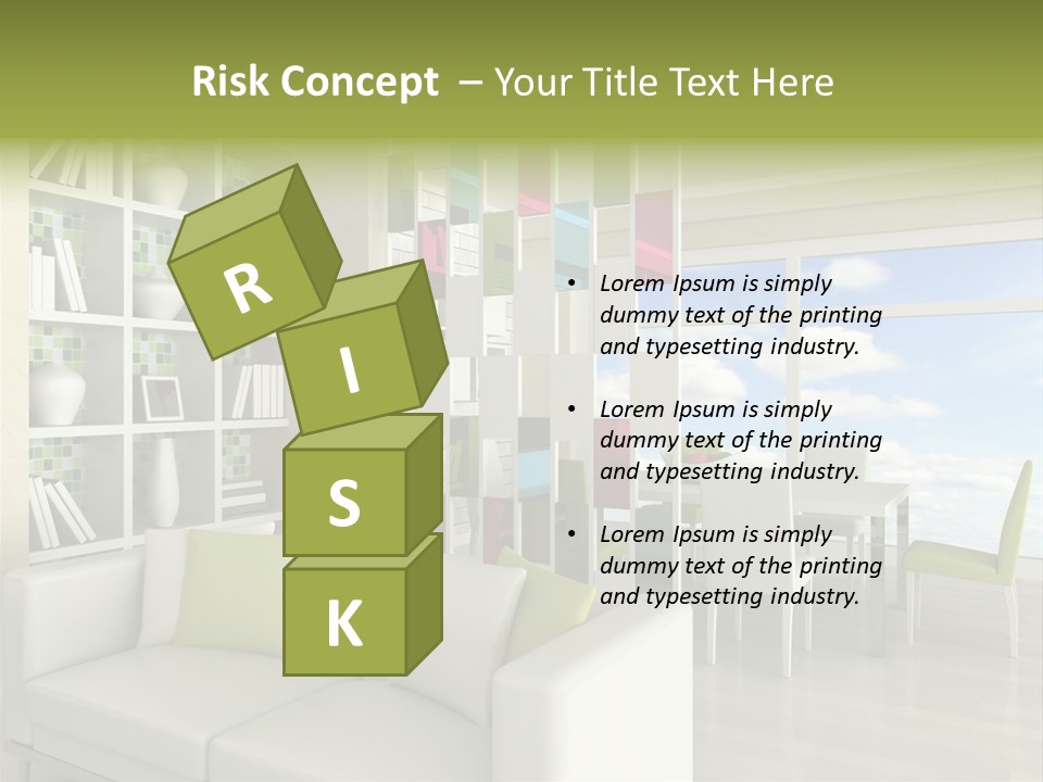 Decorative Vase Architecture PowerPoint Template