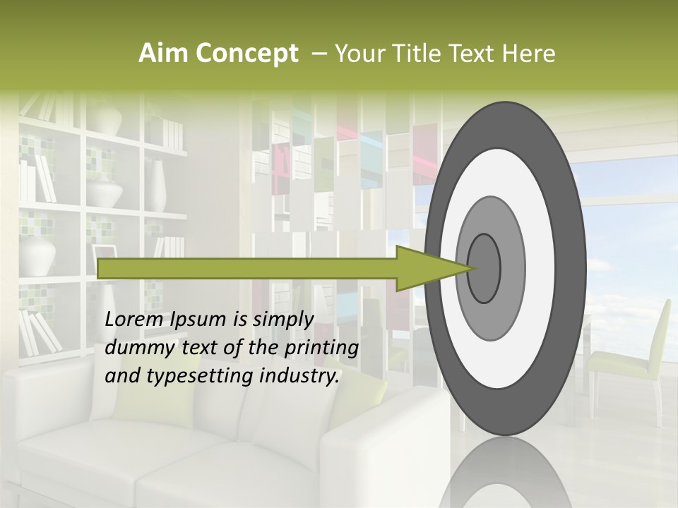 Decorative Vase Architecture PowerPoint Template