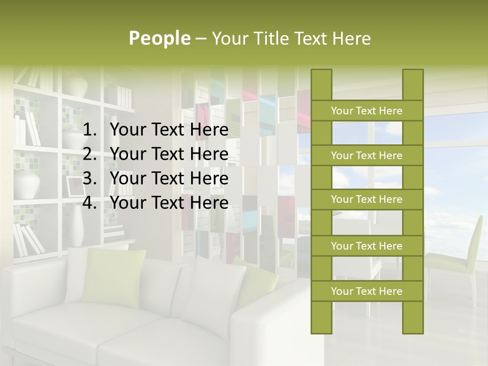 Decorative Vase Architecture PowerPoint Template