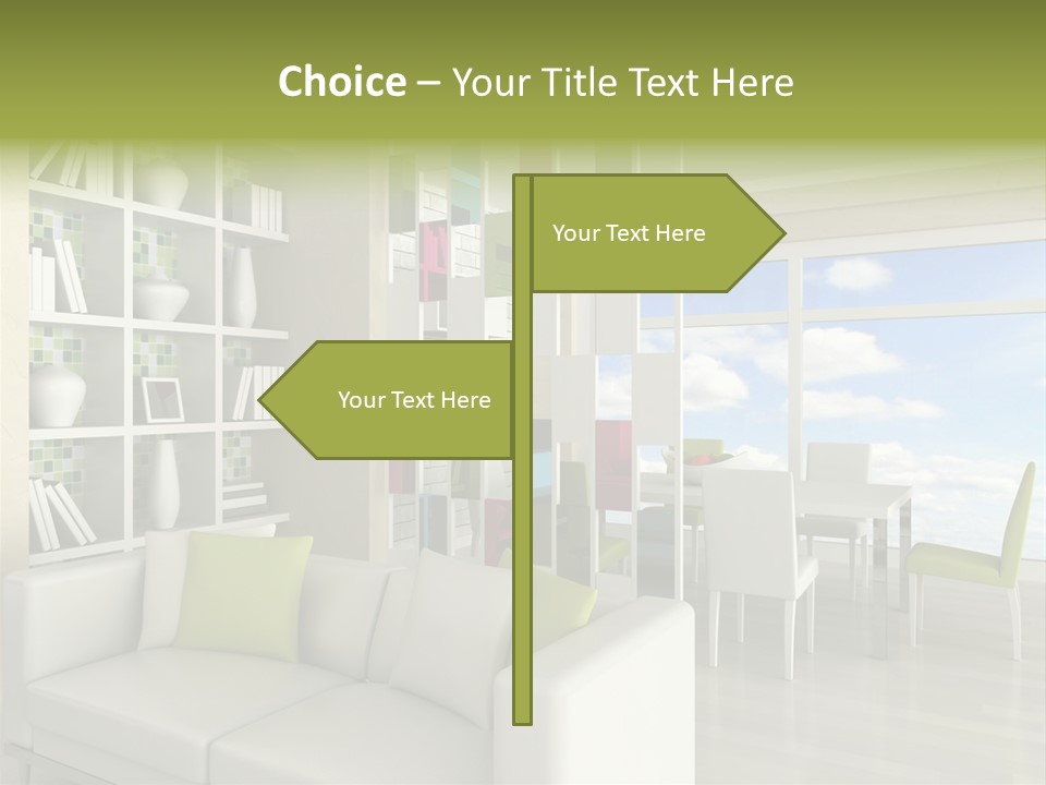 Decorative Vase Architecture PowerPoint Template
