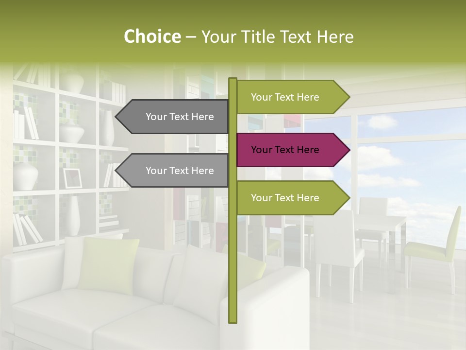 Decorative Vase Architecture PowerPoint Template