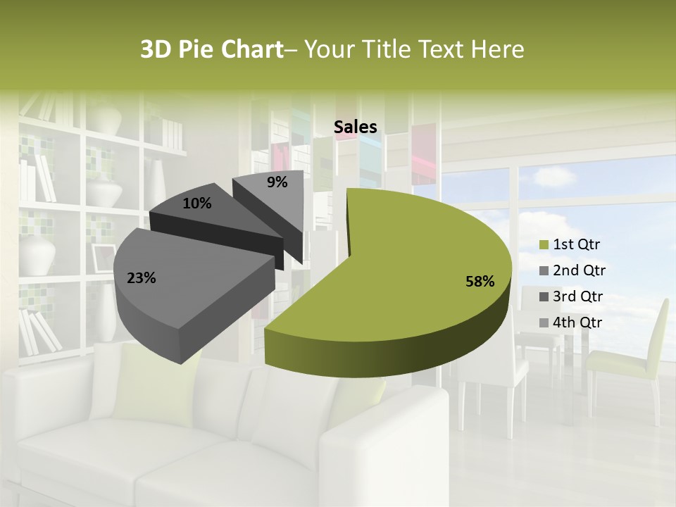 Decorative Vase Architecture PowerPoint Template