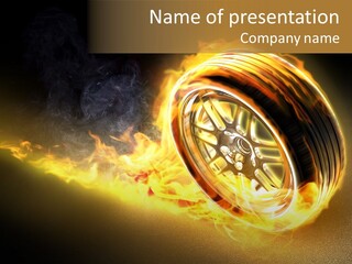 Car Light Service PowerPoint Template