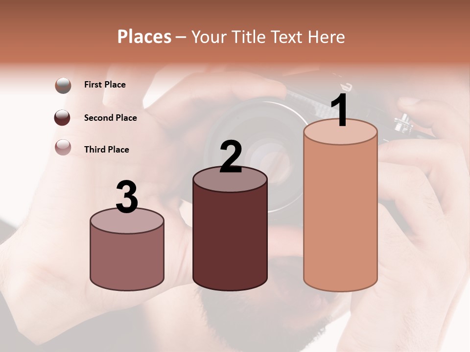 Journalist Looking Photography PowerPoint Template