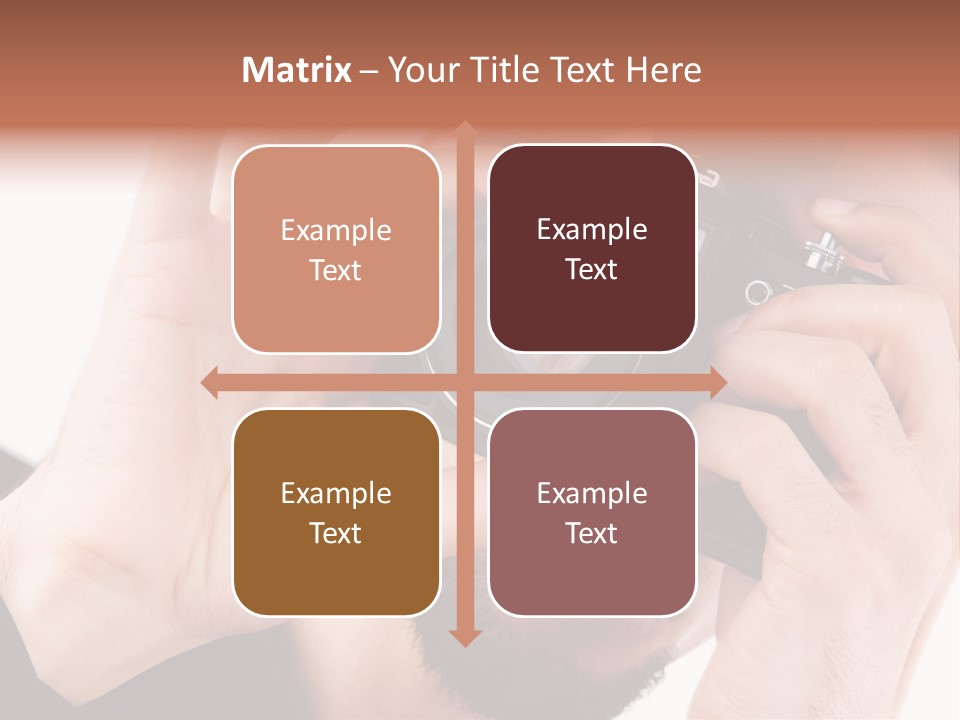 Journalist Looking Photography PowerPoint Template