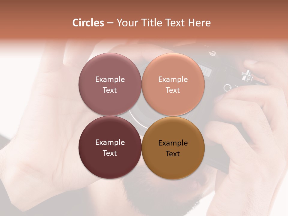 Journalist Looking Photography PowerPoint Template