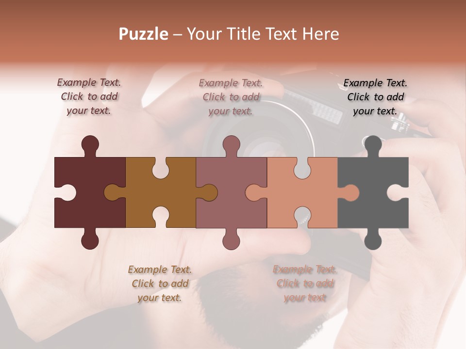 Journalist Looking Photography PowerPoint Template