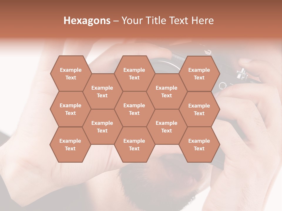 Journalist Looking Photography PowerPoint Template