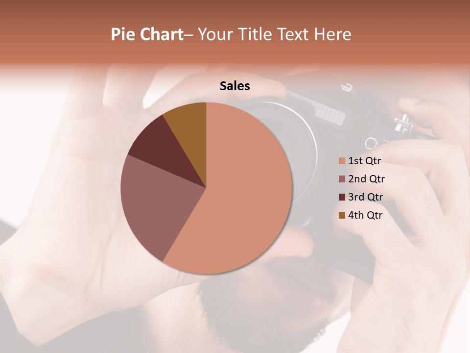 Journalist Looking Photography PowerPoint Template