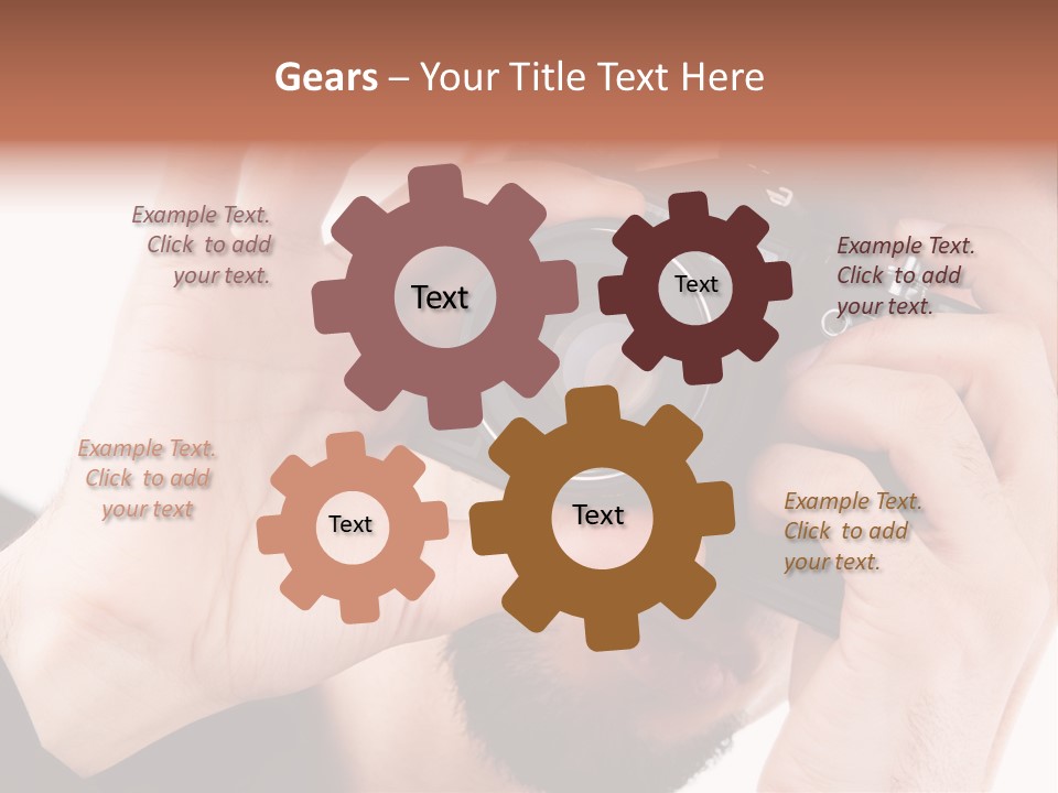 Journalist Looking Photography PowerPoint Template