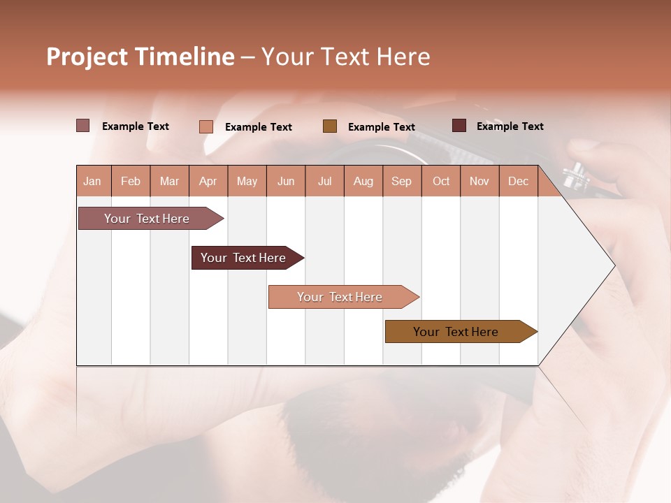 Journalist Looking Photography PowerPoint Template