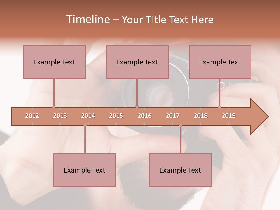 Journalist Looking Photography PowerPoint Template