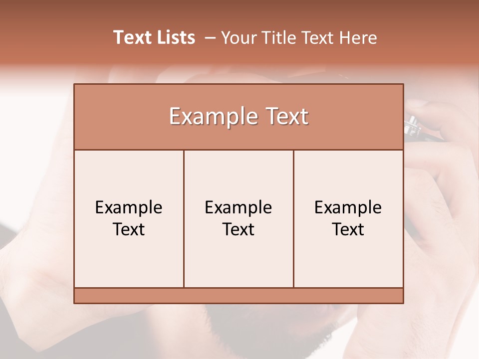 Journalist Looking Photography PowerPoint Template