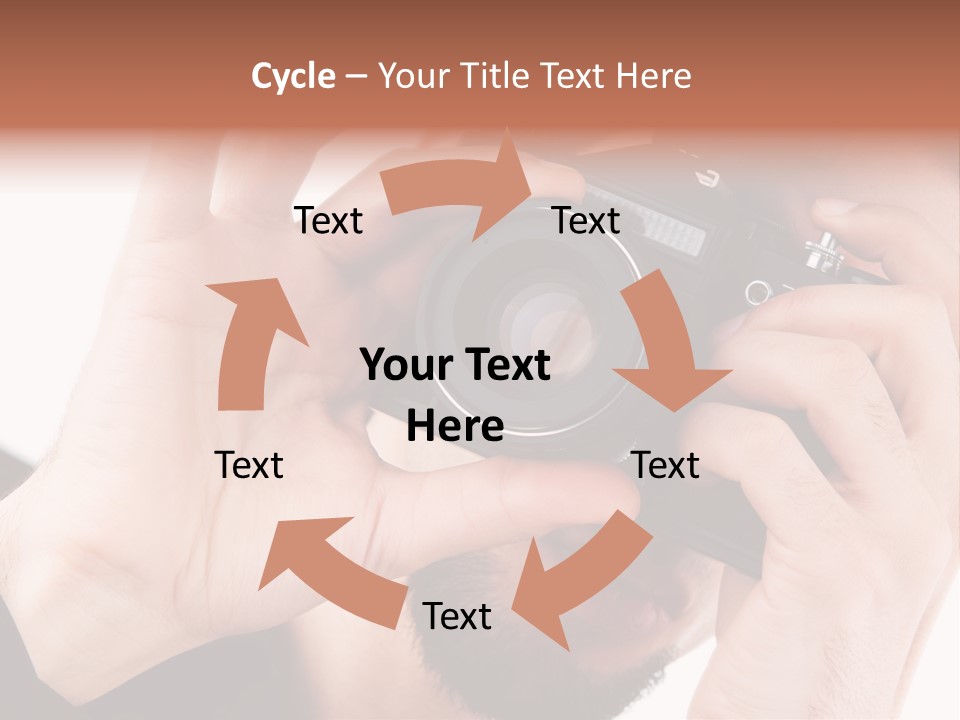Journalist Looking Photography PowerPoint Template