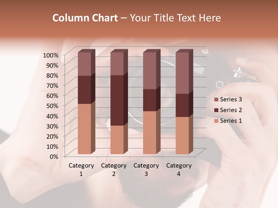 Journalist Looking Photography PowerPoint Template