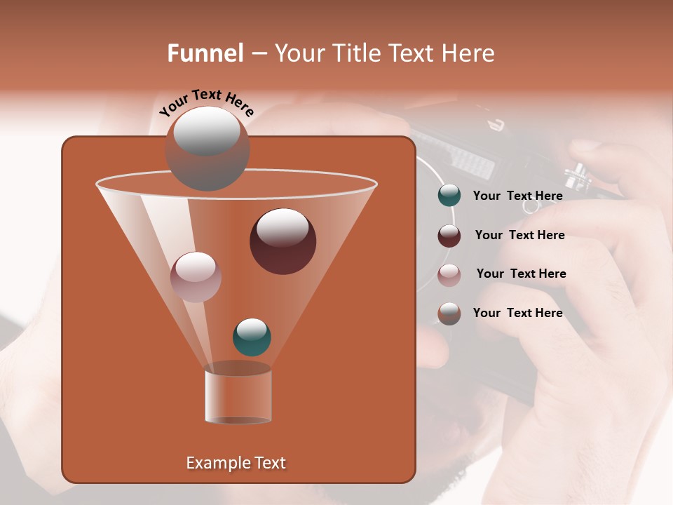 Journalist Looking Photography PowerPoint Template