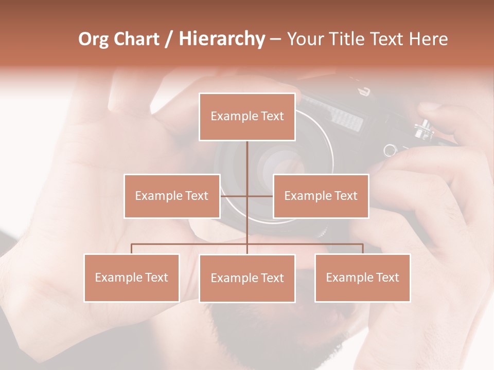 Journalist Looking Photography PowerPoint Template