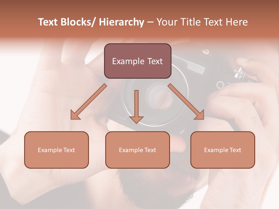 Journalist Looking Photography PowerPoint Template