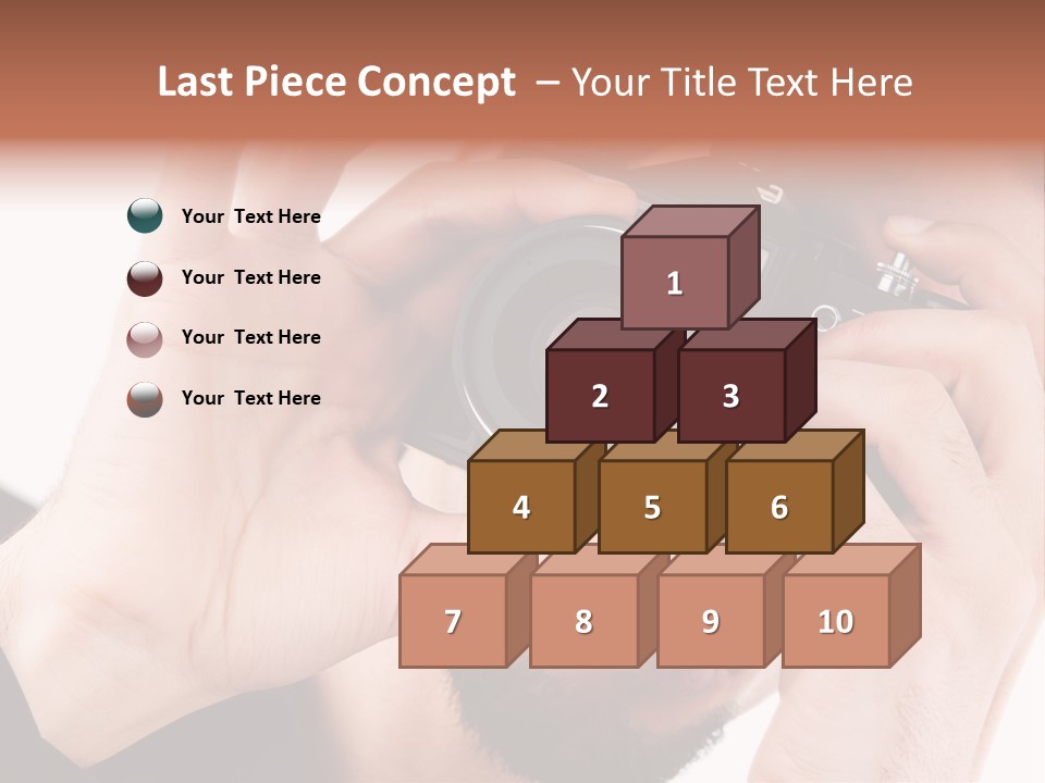 Journalist Looking Photography PowerPoint Template
