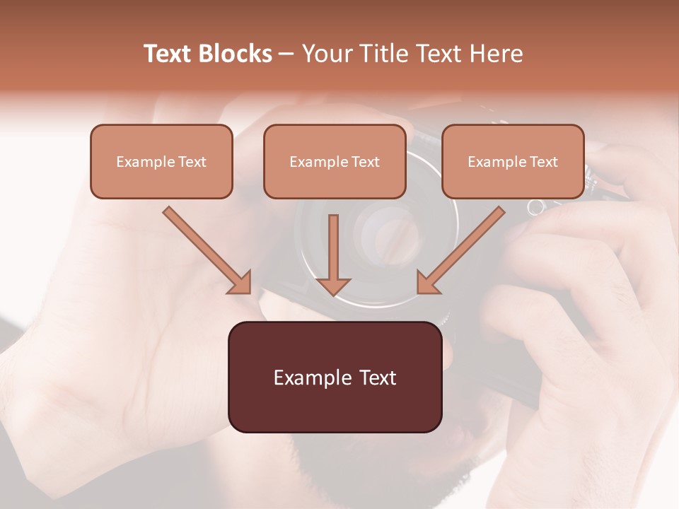 Journalist Looking Photography PowerPoint Template