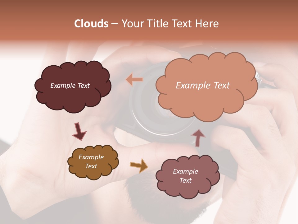 Journalist Looking Photography PowerPoint Template