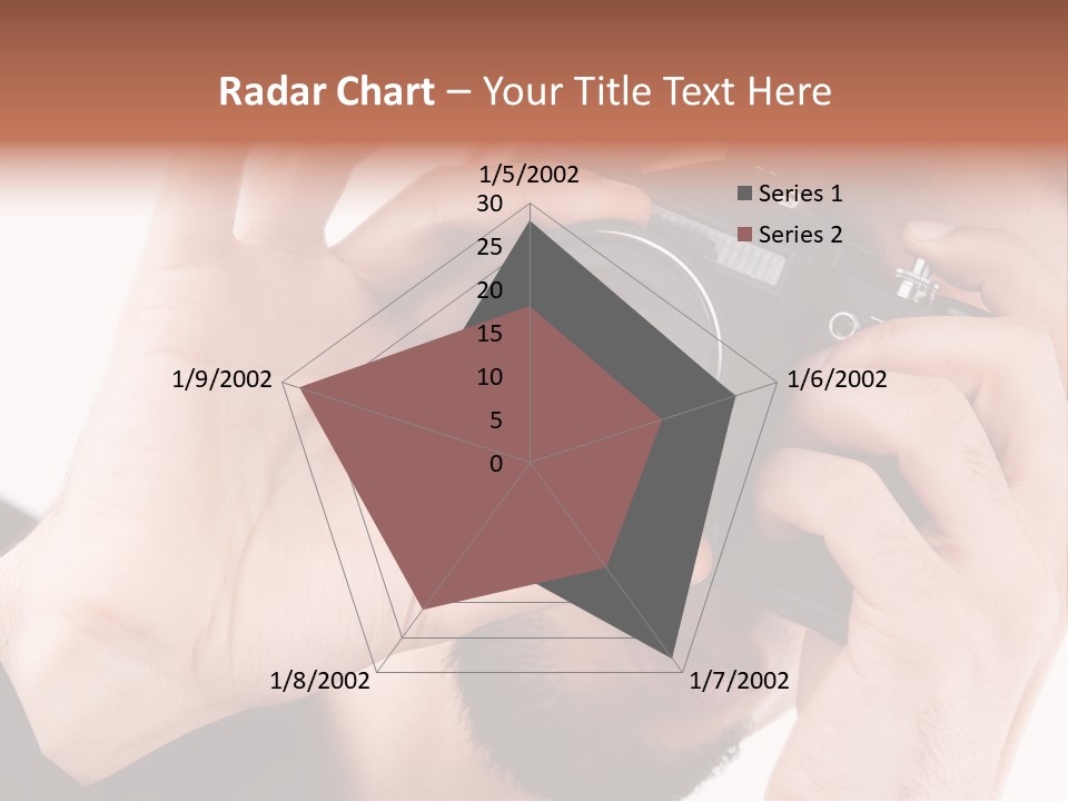 Journalist Looking Photography PowerPoint Template