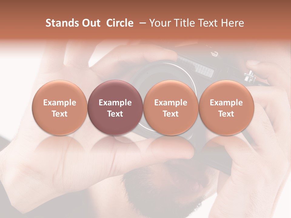 Journalist Looking Photography PowerPoint Template