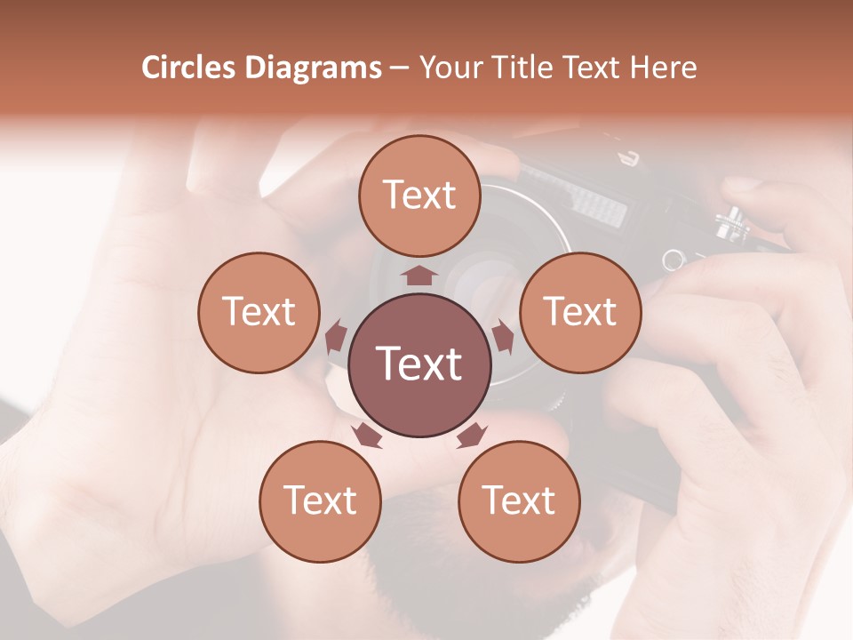 Journalist Looking Photography PowerPoint Template