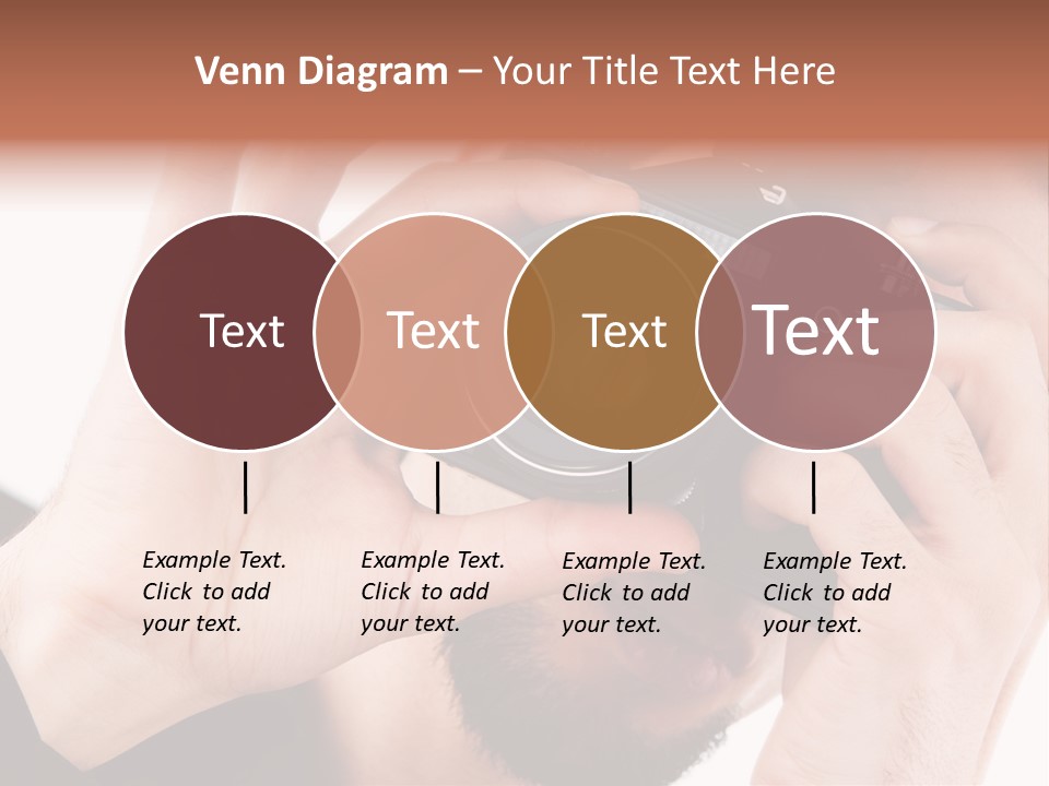 Journalist Looking Photography PowerPoint Template