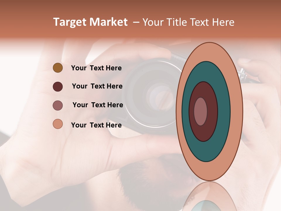 Journalist Looking Photography PowerPoint Template